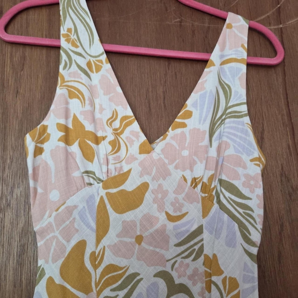 BNWT Paper Heart multi-colored floral maxi dress Size x-small - Picture 2 of 7